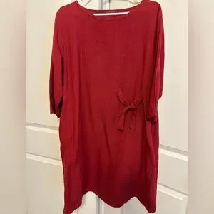 cut loose | Dresses | Cut Loose Dark Red Linen Dress With Side Tie Size Medium | Poshmark cut loose | Dresses | Cut Loose Dark Red Linen Dress With Side Tie Size Medium | Poshmark